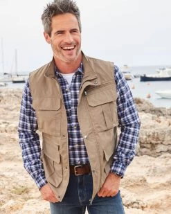 The Wanderer Multi-Pocket Gilet Desert