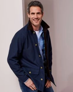 Classic Canvas Field Jacket Navy