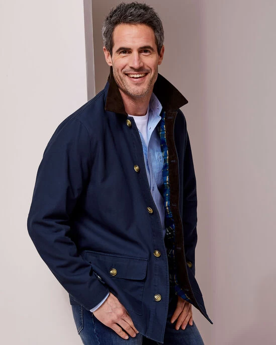 Classic Canvas Field Jacket Navy