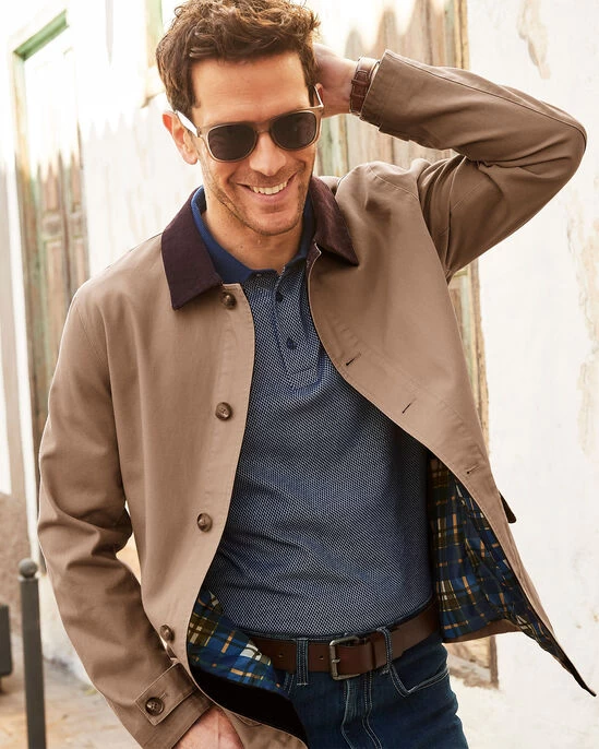 Classic Canvas Field Jacket Navy - Image 6