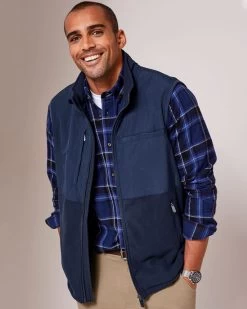 Ashbourne Fleece Gilet Midnight