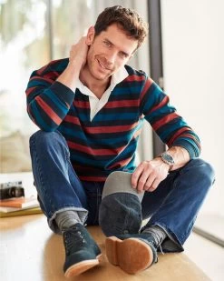 Long Sleeve Heritage Rugby Shirt Spice