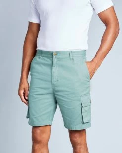 Cargo Comfort Shorts Dusky Aqua