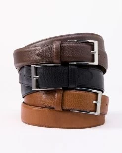 Smart Leather Belt Black