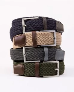 Men’s Elasticated Belt Khaki