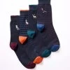 4 Pack Comfort Top Animal Socks
