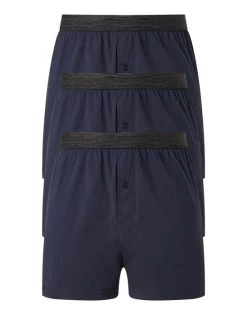 3 Pack Boxers Navy