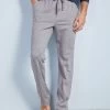 2 Pack Jersey Loungewear Trousers Grey Marl