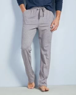 2 Pack Jersey Loungewear Trousers Grey Marl