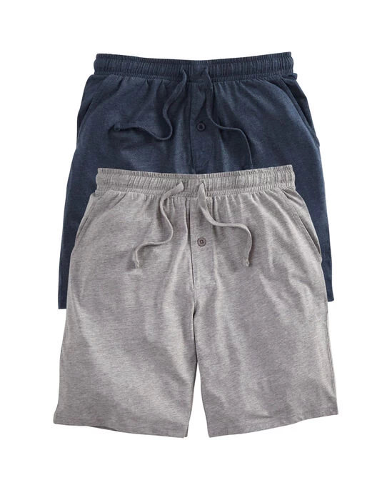 2 Pack Loungewear Shorts Multi - Image 5