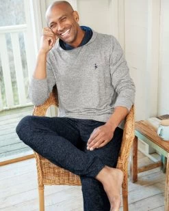 Supersoft Lounge Hooded Top Zinc