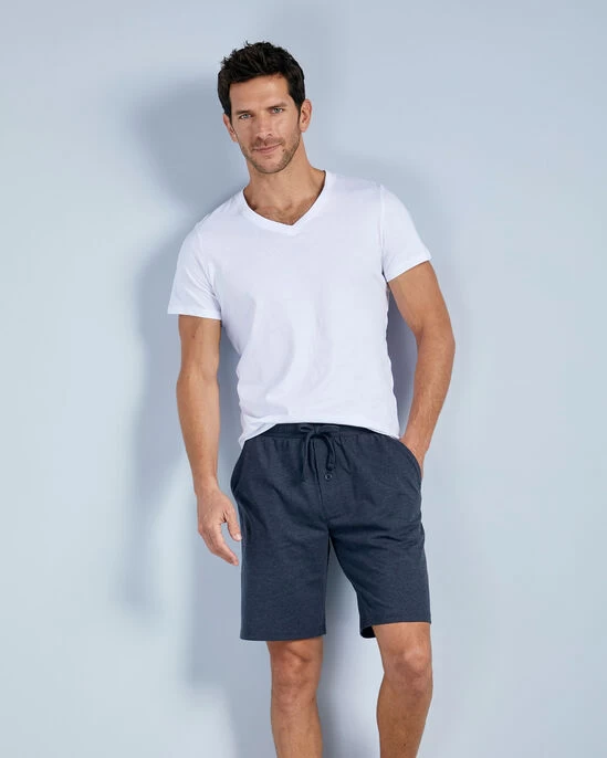 3 Pack Short Sleeve V-Neck Vests Multi - Image 10