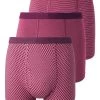 3 Pack Mixed Trunks Raspberry