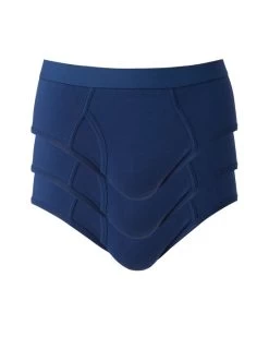 3 Pack Ultra-Comfort Briefs Blue Stone