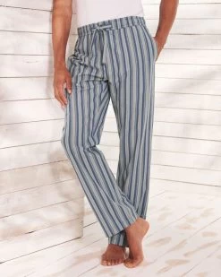 Woven Loungewear Trousers Pebble