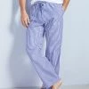 Woven Loungewear Trousers Stripe