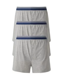3 Pack Boxers Grey Marl