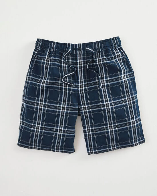 Loungewear Brushed Shorts Dark Pine - Image 8
