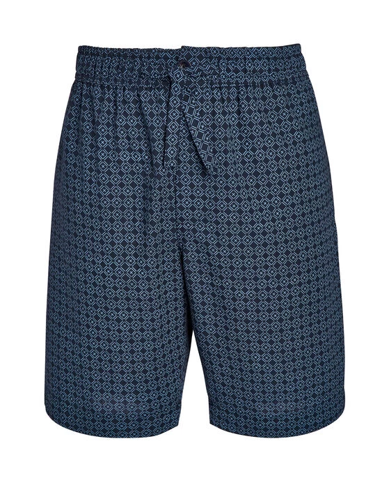 Woven Loungewear Shorts Geo Print - Image 4