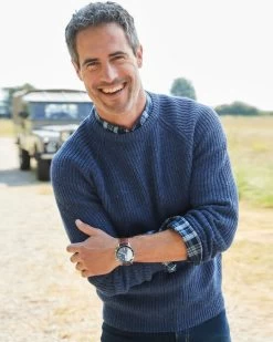 Supersoft Crew Neck Jumper Blue Frost