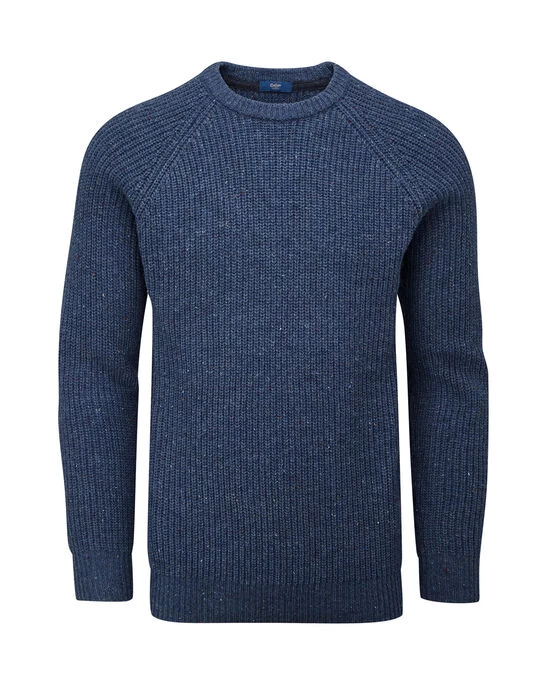 Supersoft Crew Neck Jumper Deep Blue - Image 12