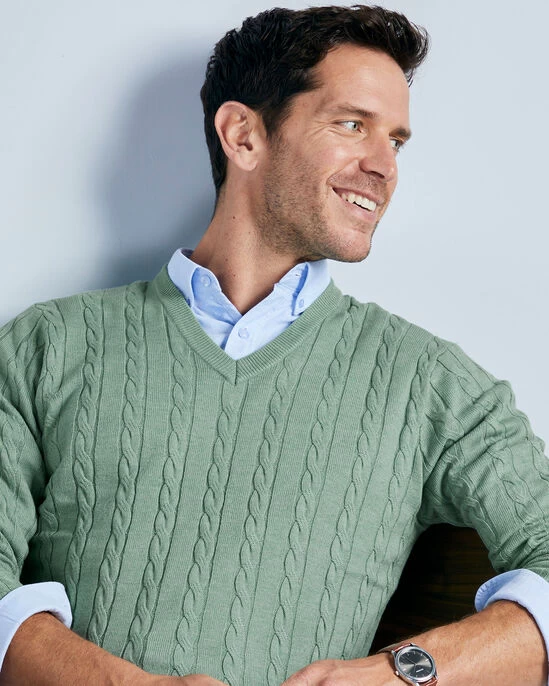 Luxury Soft Touch Cable Jumper Soft Lemon - Image 13