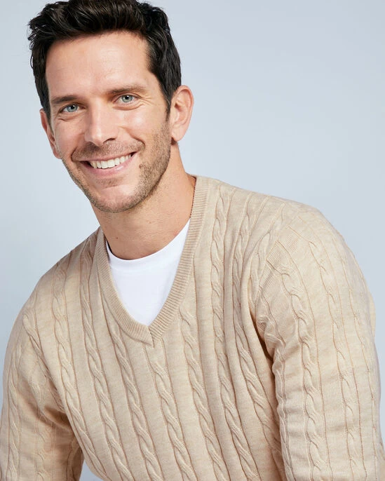 Luxury Soft Touch Cable Jumper Sage - Image 17