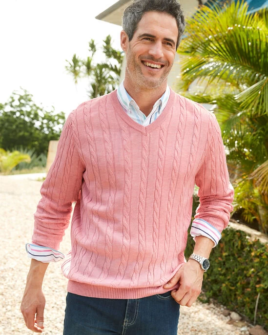 Luxury Soft Touch Cable Jumper Soft Lemon - Image 4