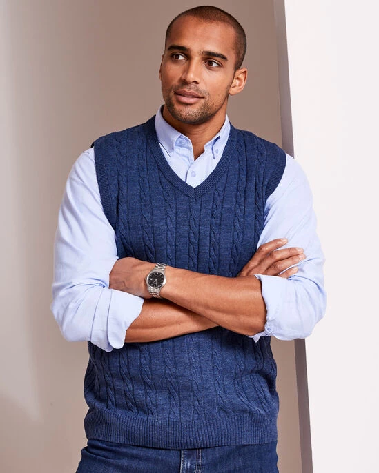 Luxury Soft Touch Cable Tank Top Spice - Image 3