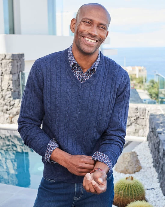 Luxury Soft Touch Cable Jumper Spice - Image 2