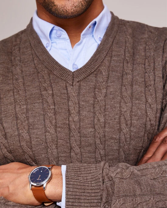 Luxury Soft Touch Cable Jumper Spice - Image 11