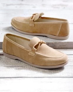 Suede Slip-on Boat Shoes