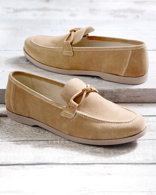 Suede Slip-on Boat Shoes