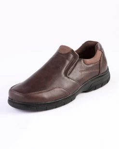 Classic Slip-On Shoes Brown