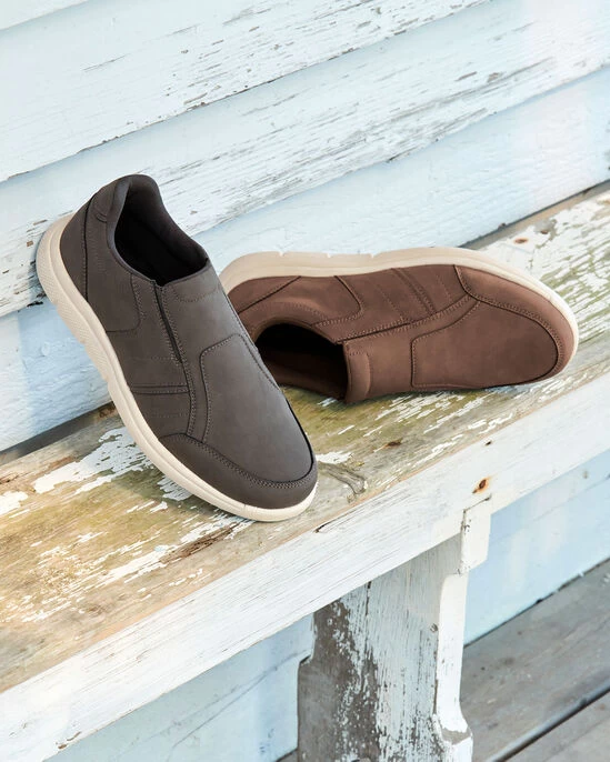 Comfort Slip-On Shoes Brown - Image 2