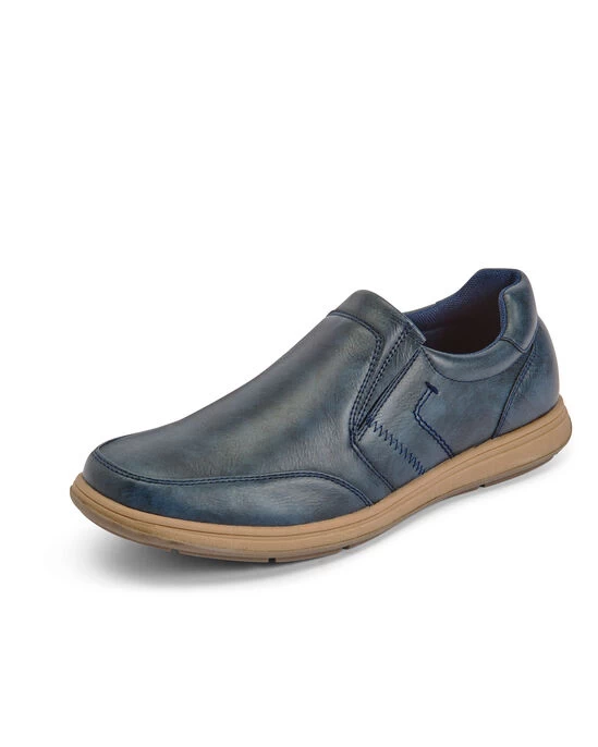 Casual Slip-On Shoes Navy