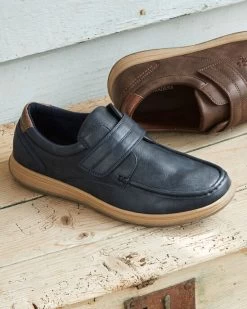 Casual Adjustable Shoes Navy