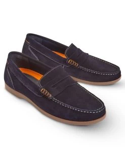 Suede Loafers