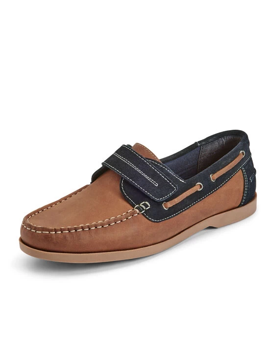 Leather Adjustable Boat Shoes - Image 3
