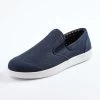 Canvas Slip-On Pumps Navy
